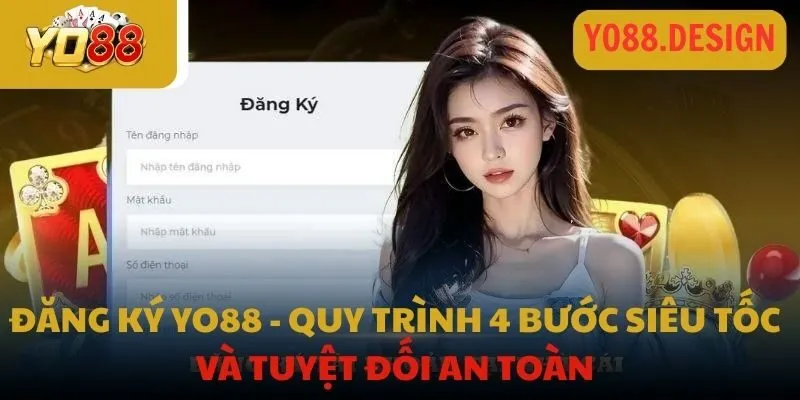 Đăng ký YO88: Quy trình 4 bước siêu tốc và tuyệt đối an toàn