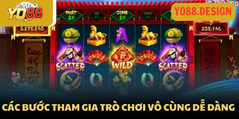 Các bước tham gia trò chơi vô cùng dễ dàng